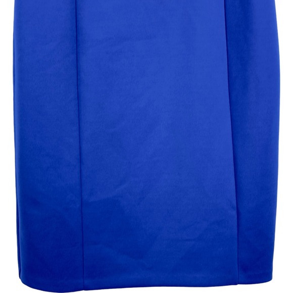 Eliza J Cobalt Blue Bodycon Strappy Cocktail Dress (6) - Picture 4 of 15